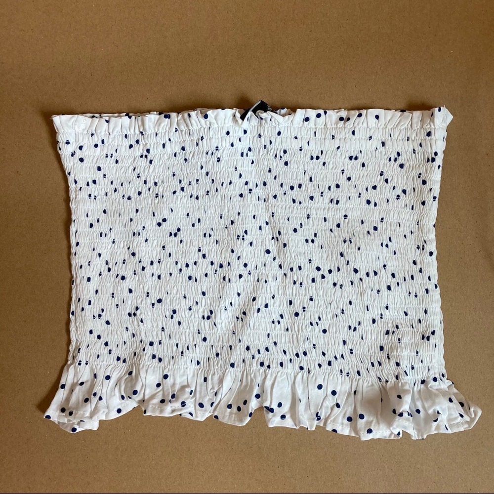 Ruffle bandeau top